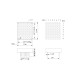 Matriz de LEDs 8x8 vermelha 64 LEDs 3 mm c&aacute;todo comum (CC) 80 mcd 32 x 32 mm - Thumb - 3