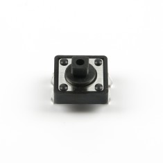 Interruptor t&aacute;til redondo 12 x 12 x 7,5 mm