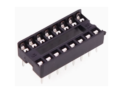 Adaptador de soquete DIP-16P para CI, 30 pe&ccedil;as (tubo) - Imagem 1