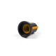 Bot&atilde;o rotativo laranja para potenci&ocirc;metro, furo interno 6 mm, externo 15 x 17 mm - Thumb - 6