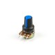 Man&iacute;pulo rotativo azul para potenci&ocirc;metro, furo interno 6 mm e dimens&otilde;es externas 15 x 17 mm - Thumb - 2