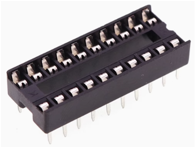 Soquete adaptador DIP-20P para circuito integrado, 24 pe&ccedil;as por tubo - Imagem 1