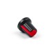 Bot&atilde;o rotativo vermelho para potenci&ocirc;metro, capa com di&acirc;metro interno 6 mm e externo 15 x 17 mm - Thumb - 4