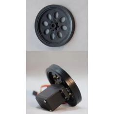 Roda Smart Car, di&acirc;metro 70 mm, espessura 11 mm, furo de fixa&ccedil;&atilde;o 5,5 mm