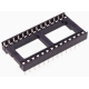 Soquete adaptador para CI DIP-28P corpo largo, 17 pe&ccedil;as por tubo - Thumb - 1