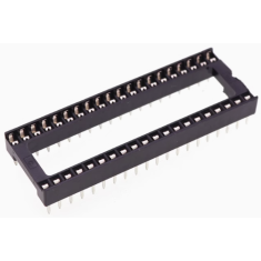 Soquete adaptador para circuito integrado DIP-48P corpo largo, 10 pe&ccedil;as (tubo)