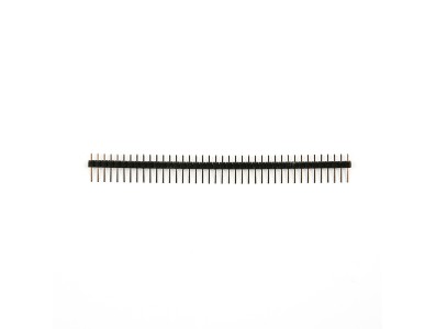 Conector de pinos macho reto 1x40 2,54 mm destac&aacute;vel - Imagem 1