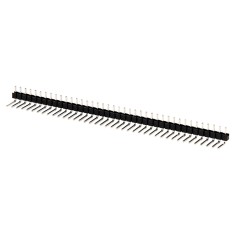 Header 1x40 pinos macho &acirc;ngulo reto 2,54 mm