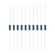 Resistor de filme met&aacute;lico 1 k&Omega; 1/4W 1% em fita (taping) 1 unidade - Thumb - 4