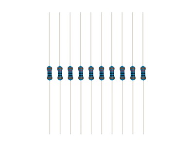 Resistor de filme met&aacute;lico 10K&Omega; 1% 1/4W em fita (1 unidade) - Imagem 5