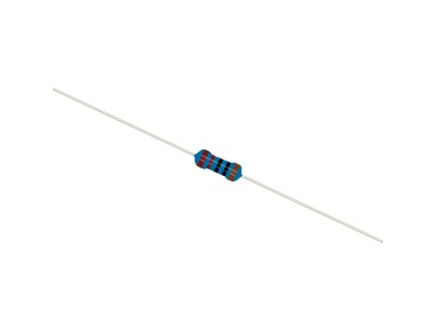 Resistor de filme met&aacute;lico 220 &Omega; 1/4 W 1% em fita (1 pe&ccedil;a) (Acess&oacute;rio Arduino) - Imagem 3