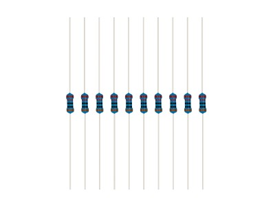 Resistor de filme met&aacute;lico 220 &Omega; 1/4 W 1% em fita (1 pe&ccedil;a) (Acess&oacute;rio Arduino) - Imagem 5