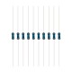 Resistor de filme met&aacute;lico 100 &Omega; 1/4 W 1% em fita, 1 unidade - Thumb - 5