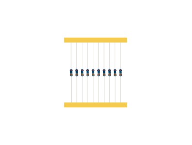 Resistor de filme met&aacute;lico 330 &Omega; 1/4 W 1% Taping (1 pe&ccedil;a) - Imagem 6