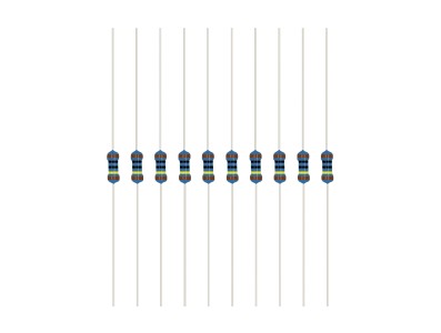 Resistor de filme met&aacute;lico 1M&Omega;, 1/4W, 1%, embalagem em fita (1 unidade) - Imagem 5