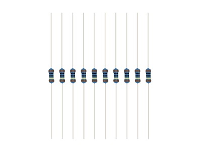 Resistor de Filme Met&aacute;lico 10R (10 &Omega;) 1/4W 1% Taping (1 unidade), Acess&oacute;rio Arduino - Imagem 5