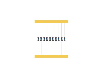 Resistor de Filme Met&aacute;lico 10R (10 &Omega;) 1/4W 1% Taping (1 unidade), Acess&oacute;rio Arduino - Imagem 6