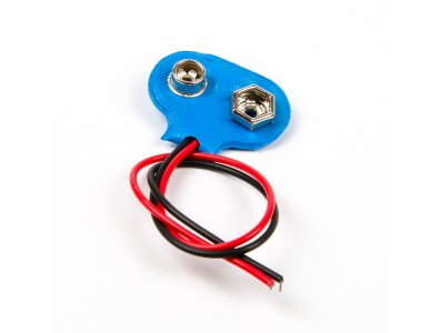 Conector de bateria 9V azul para Arduino - Imagem 4