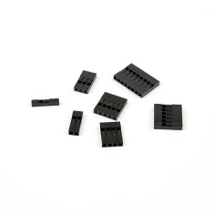 Conector Dupont f&ecirc;mea 1 pino 2,54 mm