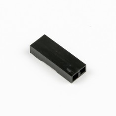 Conector f&ecirc;mea tipo Dupont 2 pinos 2,54 mm
