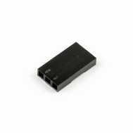 Conector Dupont f&ecirc;mea 3 pinos 2,54 mm