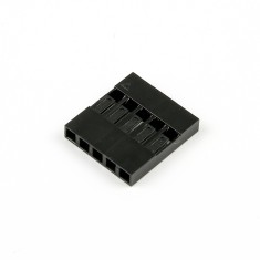 Conector Dupont f&ecirc;mea 5 pinos 2,54 mm