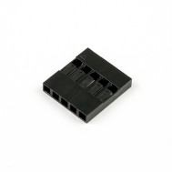 Conector Dupont f&ecirc;mea 5 pinos 2,54 mm