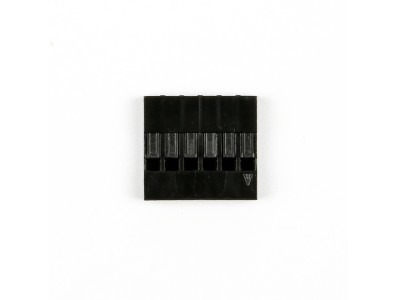 Conector f&ecirc;mea tipo Dupont 1x6 pinos 2,54 mm - Imagem 1