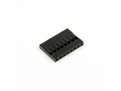 Conector Dupont housing f&ecirc;mea 1x8 pinos 2,54 mm - Imagem 2
