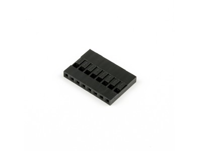 Conector Dupont housing f&ecirc;mea 1x8 pinos 2,54 mm - Imagem 3