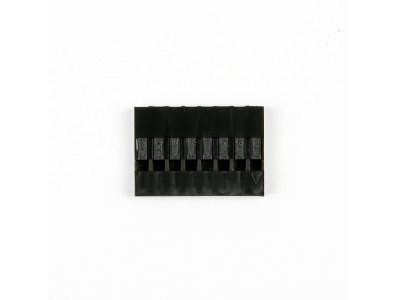 Conector Dupont housing f&ecirc;mea 1x8 pinos 2,54 mm - Imagem 1
