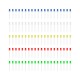 Kit sortido de LEDs 5mm DIY: vermelho, branco, amarelo, verde e azul - Thumb - 1
