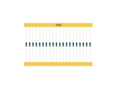 Kit sortimento 600 resistores de filme met&aacute;lico 1/4W 1% 30 valores - Imagem 2