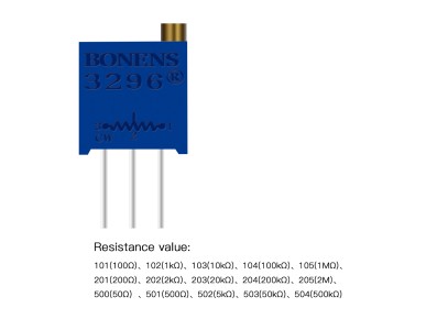 Kit 15 valores de potenci&ocirc;metros 3296W multivoltas trimmer de alta precis&atilde;o - Imagem 1