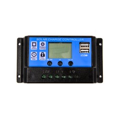 Controlador solar inteligente 10A com display LCD