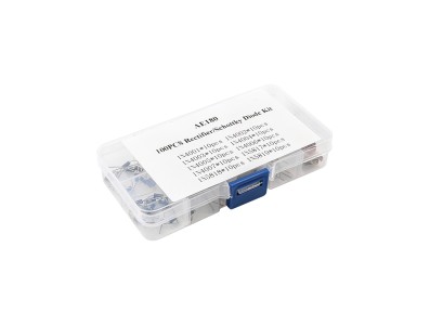 Kit 100 pe&ccedil;as de diodos retificadores e Schottky - Imagem 2