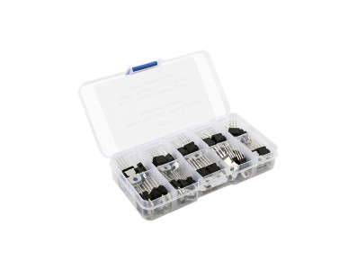 Kit com 60 tr&iacute;odos regulados de tr&ecirc;s terminais de alta pot&ecirc;ncia - Imagem 5