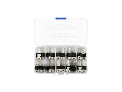 Kit com 60 tr&iacute;odos regulados de tr&ecirc;s terminais de alta pot&ecirc;ncia - Imagem 1