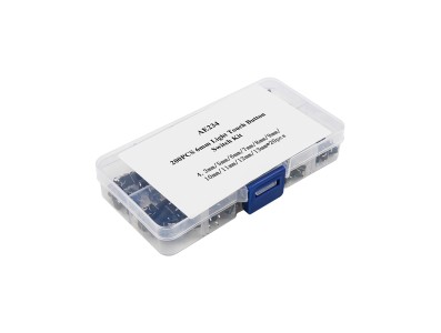 Kit 200 unidades de bot&otilde;es de toque leve 6 mm - Imagem 3