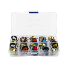 Kit 10 unidades potenci&ocirc;metros WH148 Single Link 15 mm