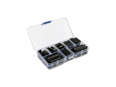Kit 66 pe&ccedil;as soquetes para encaixe de CI passo 2,54 mm - Imagem 5