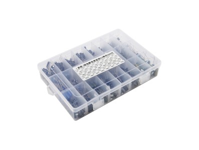 Kit 500 unidades capacitores eletrol&iacute;ticos plug-in 0,1 &micro;F a 1000 &micro;F - Imagem 2