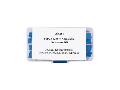 Kit 50 unidades de resist&ecirc;ncias ajust&aacute;veis 3296W - Imagem 4