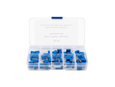 Kit 50 unidades de resist&ecirc;ncias ajust&aacute;veis 3296W - Imagem 1