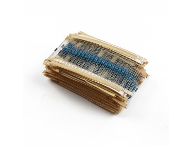 Kit 1.500 resistores de filme met&aacute;lico, 75 valores &times; 20 unidades, 1/4W, toler&acirc;ncia 1% - Imagem 4