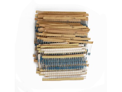 Kit 1.500 resistores de filme met&aacute;lico, 75 valores &times; 20 unidades, 1/4W, toler&acirc;ncia 1% - Imagem 1