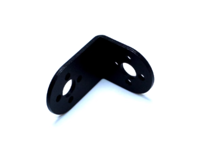 Suporte para servo preto L - Imagem 1