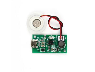M&oacute;dulo nebulizador ultrass&ocirc;nico USB DC5V 108 kHz DIY - Imagem 1