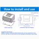Controlador de Temperatura Digital XH-W3002 AC110-220V 1500W Termostato Microcomputador com cabo de 1 m para Arduino - Thumb - 1