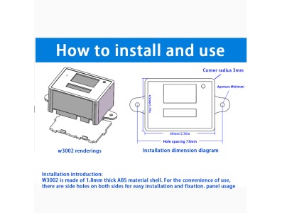 Controlador de Temperatura Digital XH-W3002 AC110-220V 1500W Termostato Microcomputador com cabo de 1 m para Arduino - Imagem 1